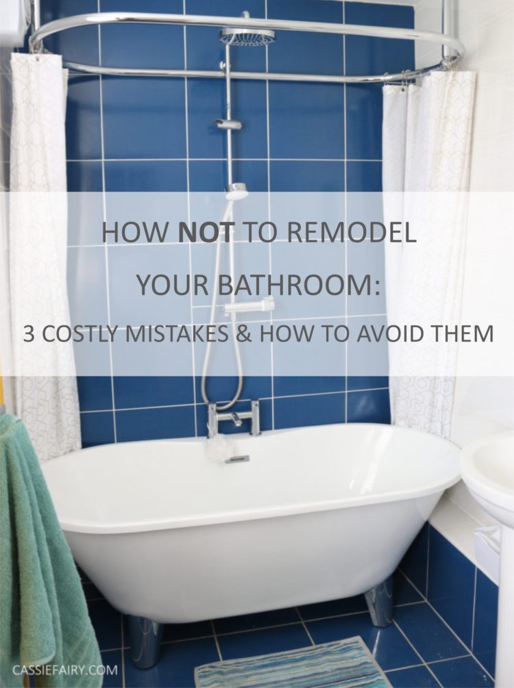 How NOT to remodel your bathroom – my costly mistakes | My Thrifty Life ...