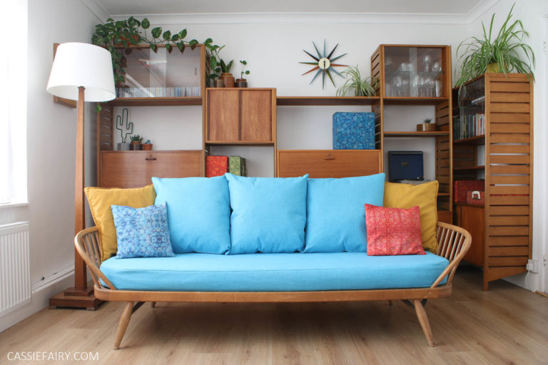How to sew new sofa covers and cushions for an Ercol studio couch My