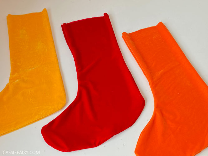 3 Ways to make your own nosew handmade Christmas stockings My