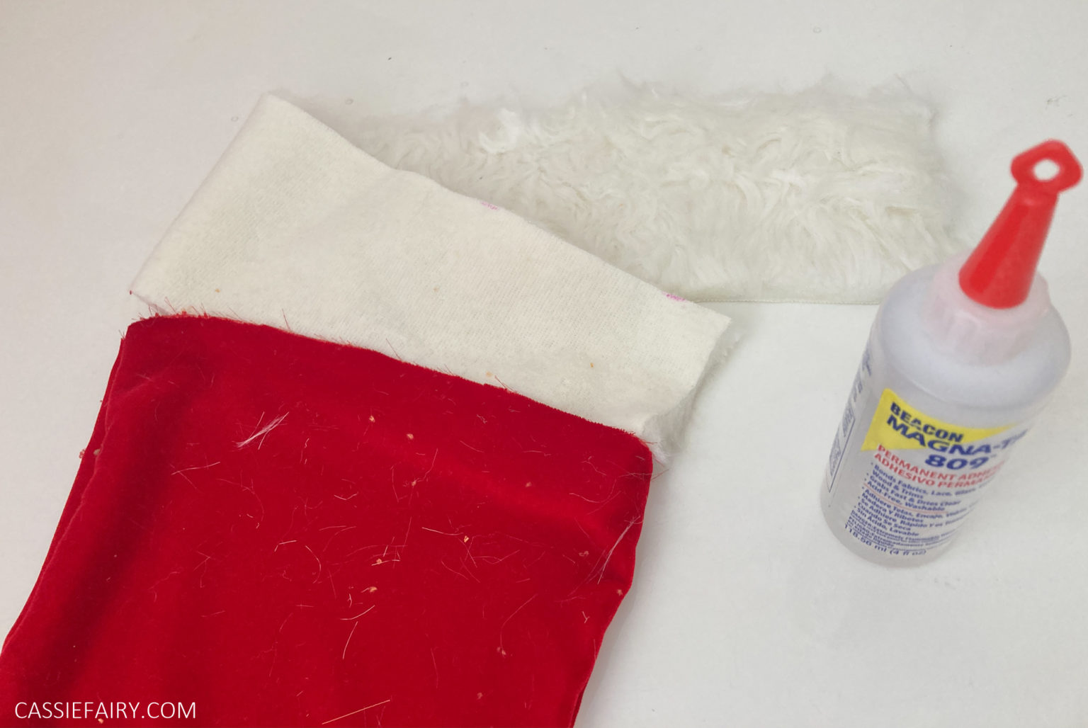 3 Ways to make your own nosew handmade Christmas stockings My