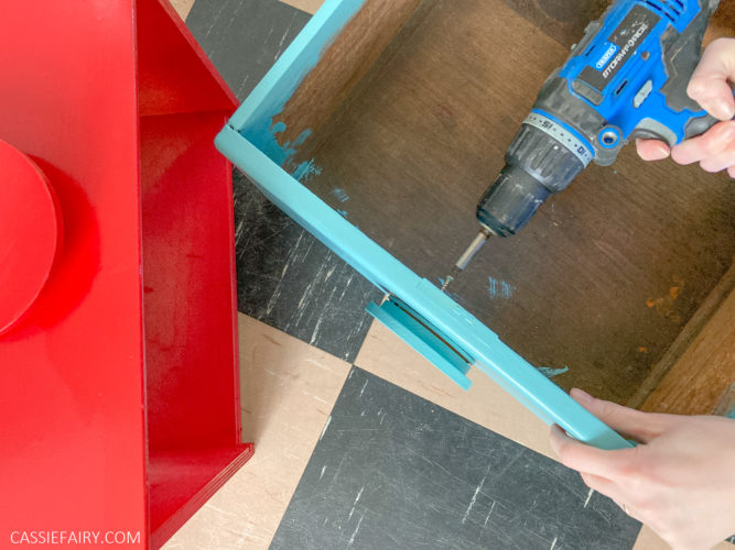 Thrifty DIY: How to decoupage old drawers to create sliding under-bed ...