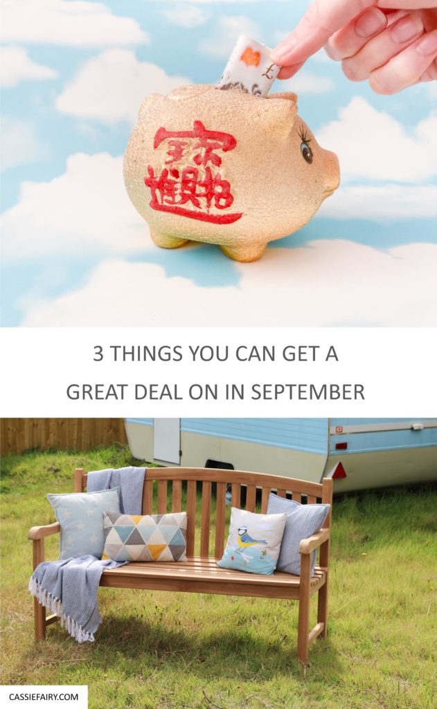 3 Things you can get a great deal on in September 