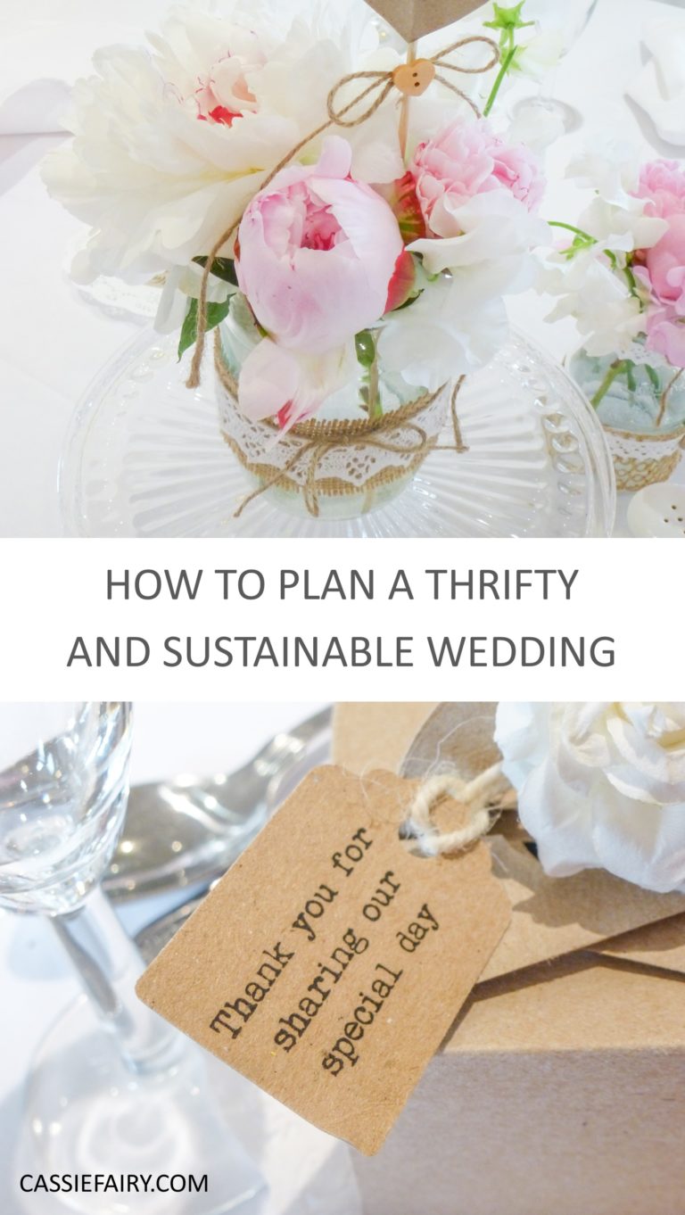 New year goals: How to plan a thrifty and sustainable wedding | My ...