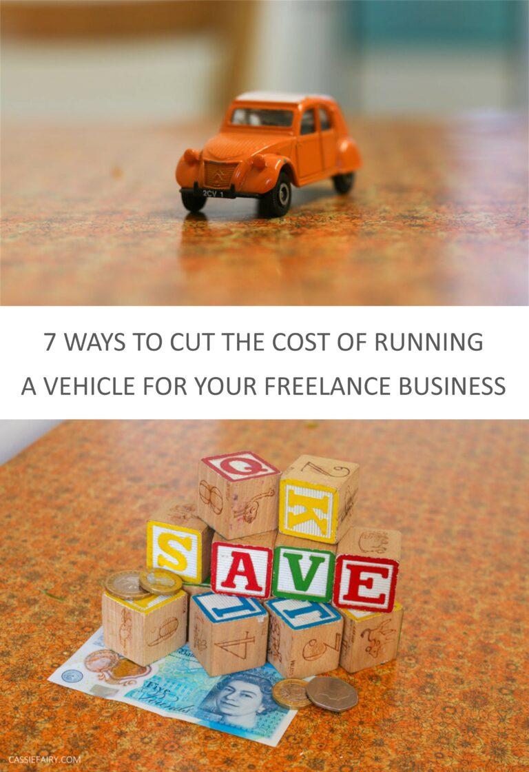 7 Ways to cut the cost of running a vehicle for your freelance business ...