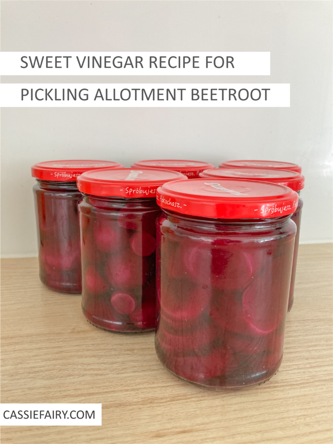 Allotment update Sweet pickling recipe for beetroot