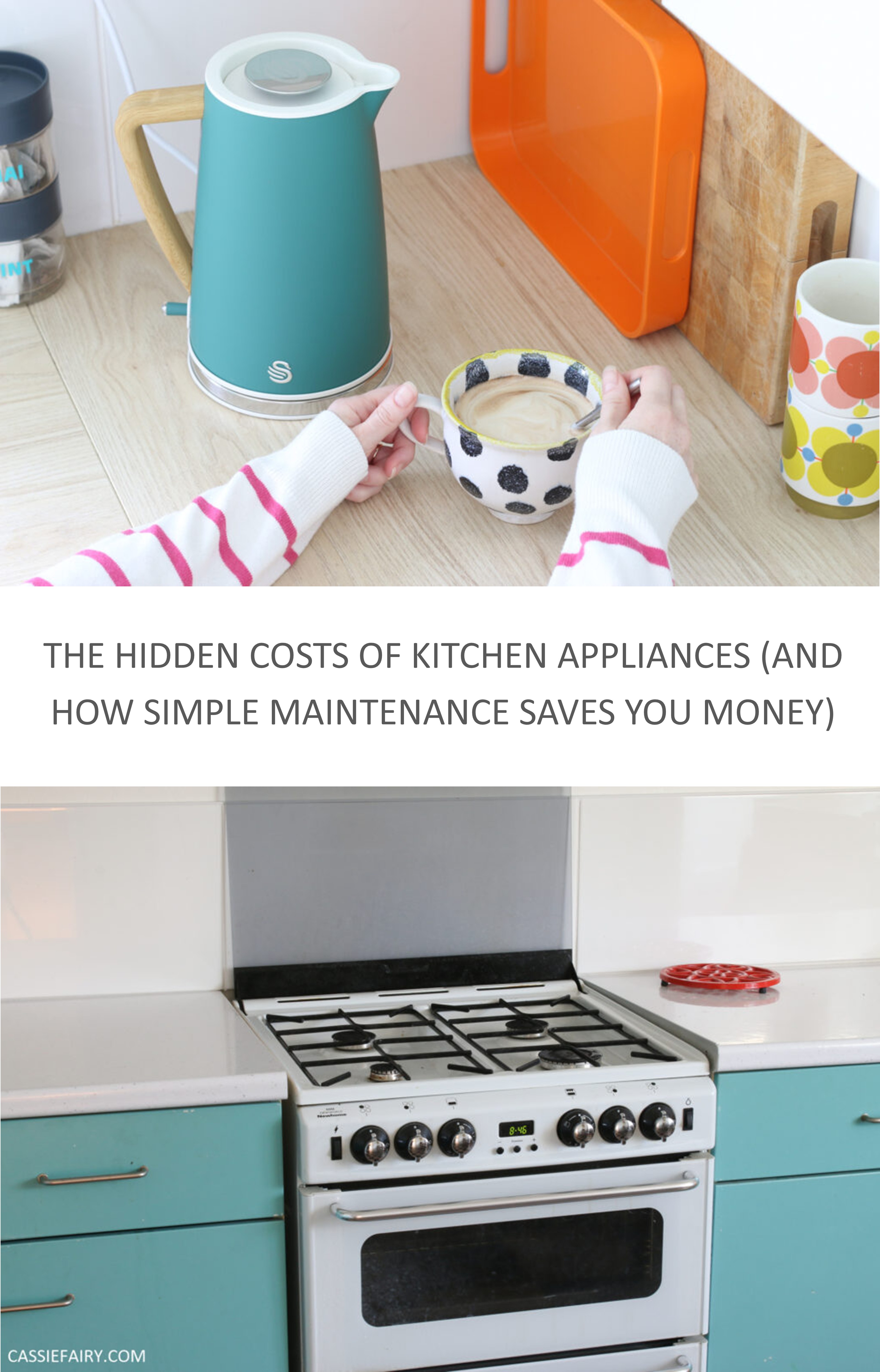 Pinable image: The hidden costs of kitchen appliances (and how simple maintenance saves you money)