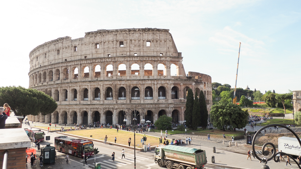 The Colosseum in Rome.